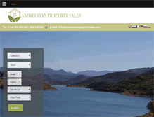 Tablet Screenshot of andalucianpropertysales.com